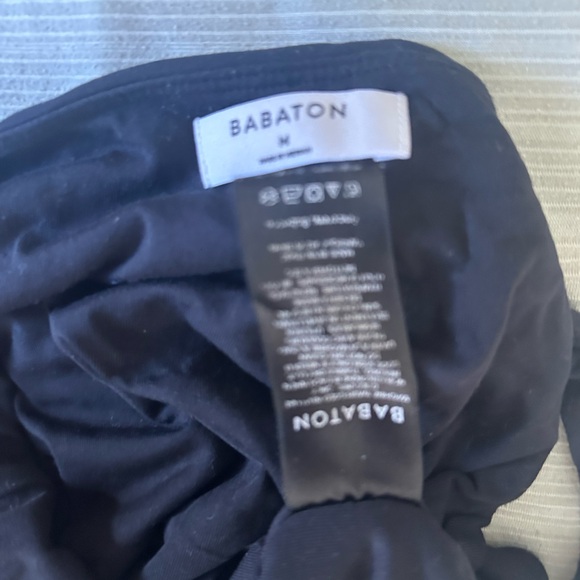 black square neck thong bodysuit from aritzia - Picture 3 of 3